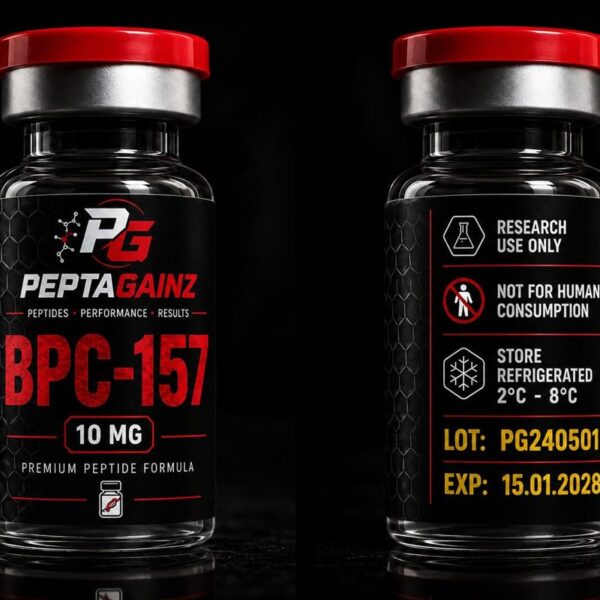 BPC-157 10 mg flacon PeptaGainz