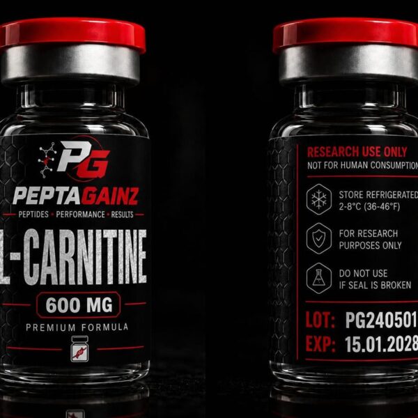 L-Carnitine 600 mg flacon PeptaGainz